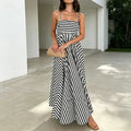Fashionable Striped Dress