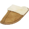 Norty Womens Mule Clog Slippers 42084 Beige Mule