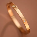 18K Gold Plated Waterproof Stainless Steel Bangle