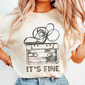 It’S Fine Cassette Tape Graphic T-Shirt
