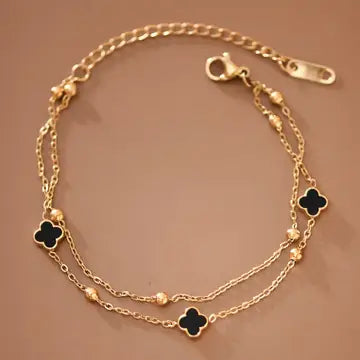 18K Gold Plated Waterproof Stainless Steel Chain Bracelet