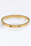 18K Gold Plated Waterproof Stainless Steel Bangle
