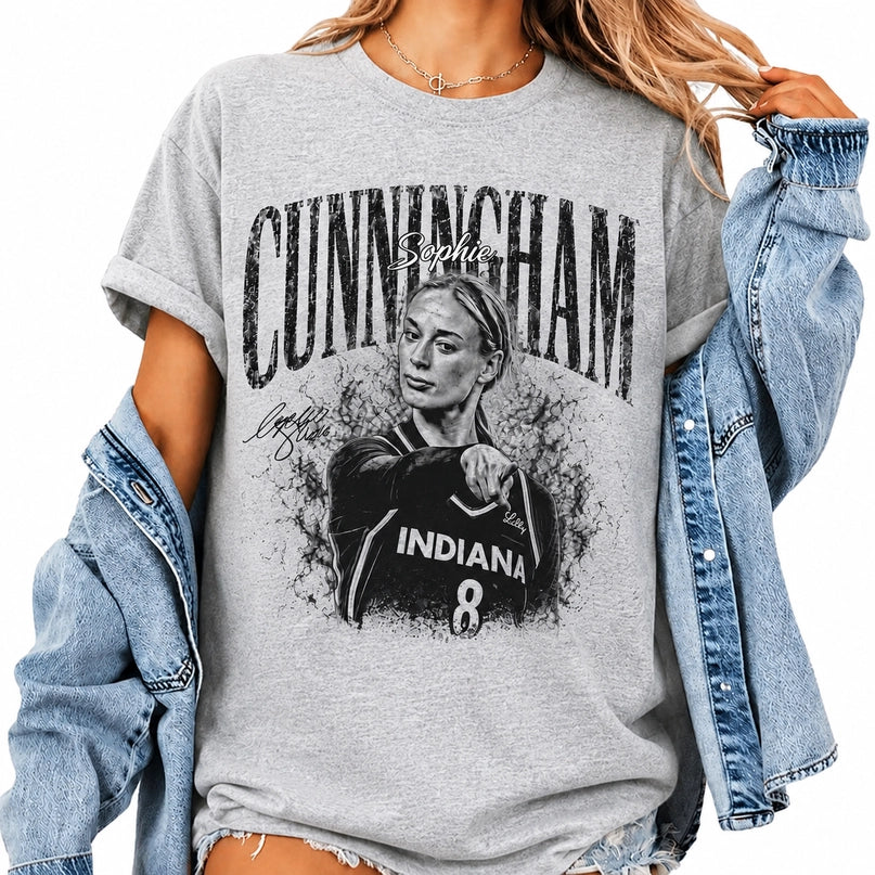 Sophie Cunningham Shirt | Vintage Basketball Graphic Tee