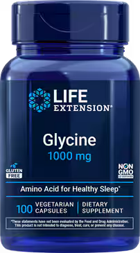 Glycine 1000 mg, 100 vegetarian capsules