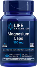 Magnesium Caps 500 mg, 100 vegetarian capsules