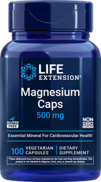 Magnesium Caps 500 mg, 100 vegetarian capsules