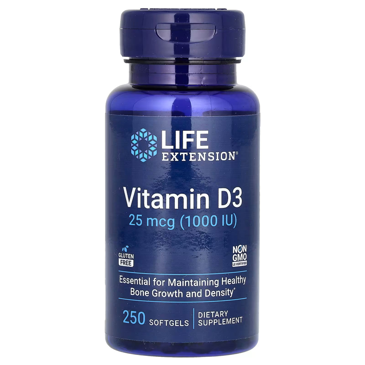 LIFE - VITAMIN D3 25 MCG 250CT