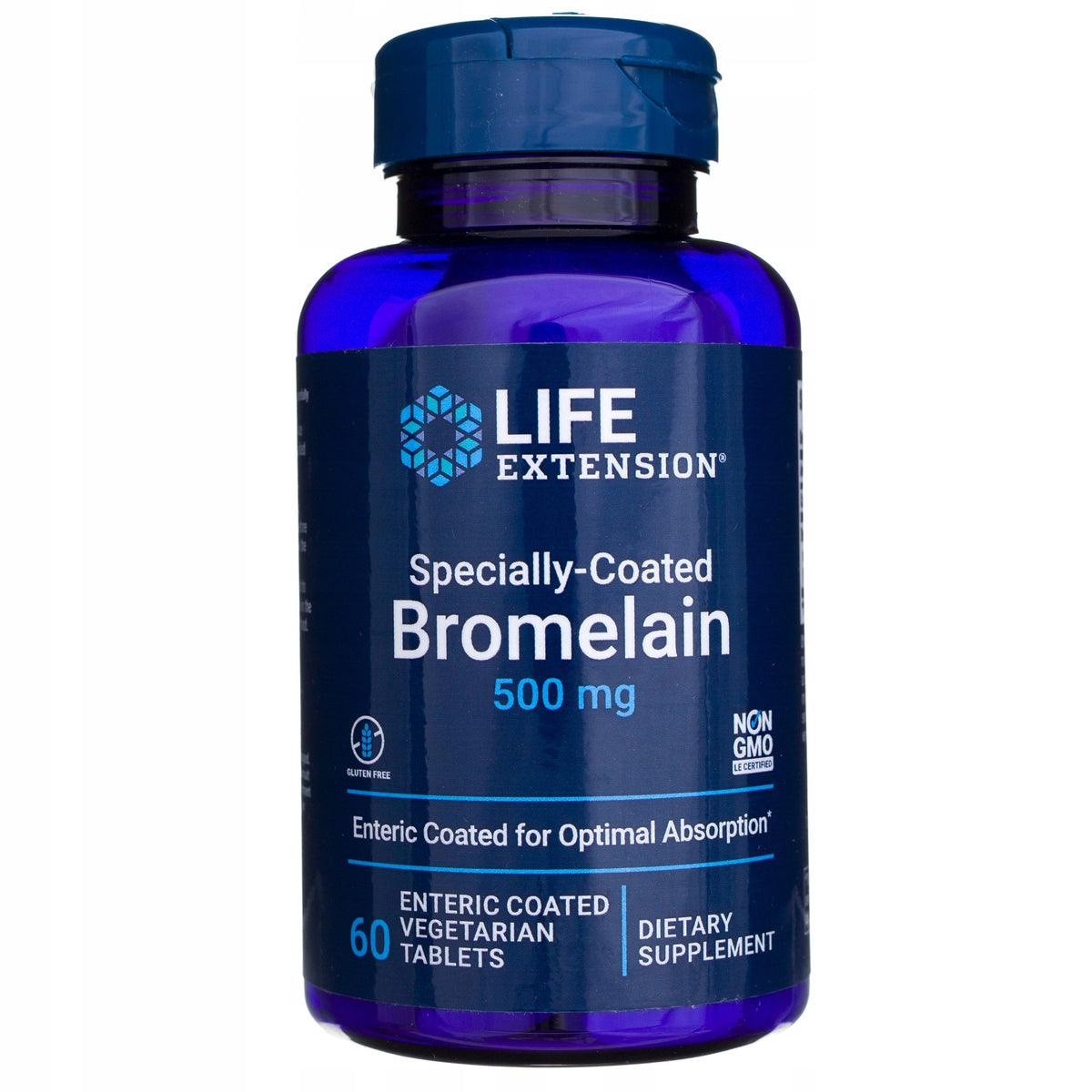 LIFE- BROMELAIN 500 MG 60 TBS