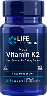 Mega Vitamin K2 45000 mcg (45 mg), 30 capsules