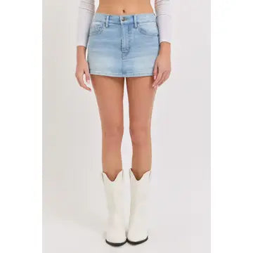 Mid Waisted Mini Skort
