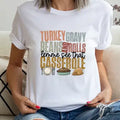 Turkey Gravy Beans and Rolls Shirt, Retro Thanksgiving Dinner