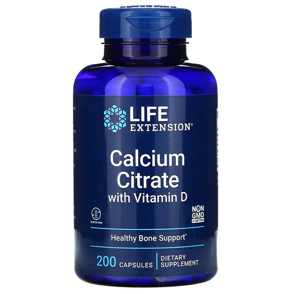 Life- Calcium Citrate W/ Vit D 200mg 2.5mcg