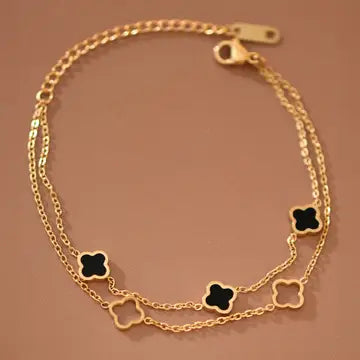 18K Gold Plated Waterproof Stainless Steel Chain Bracelet
