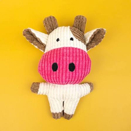Green Waves Co. Plush Stuffed Cow Character Small